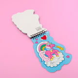 OMY Lily Sticker Activity Book — unicorn-shaped activity notebook - CAR10_LILY_OUVERT