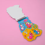 OMY Lily Sticker Activity Book — unicorn-shaped activity notebook - CAR10_LILY_OUVERT_2