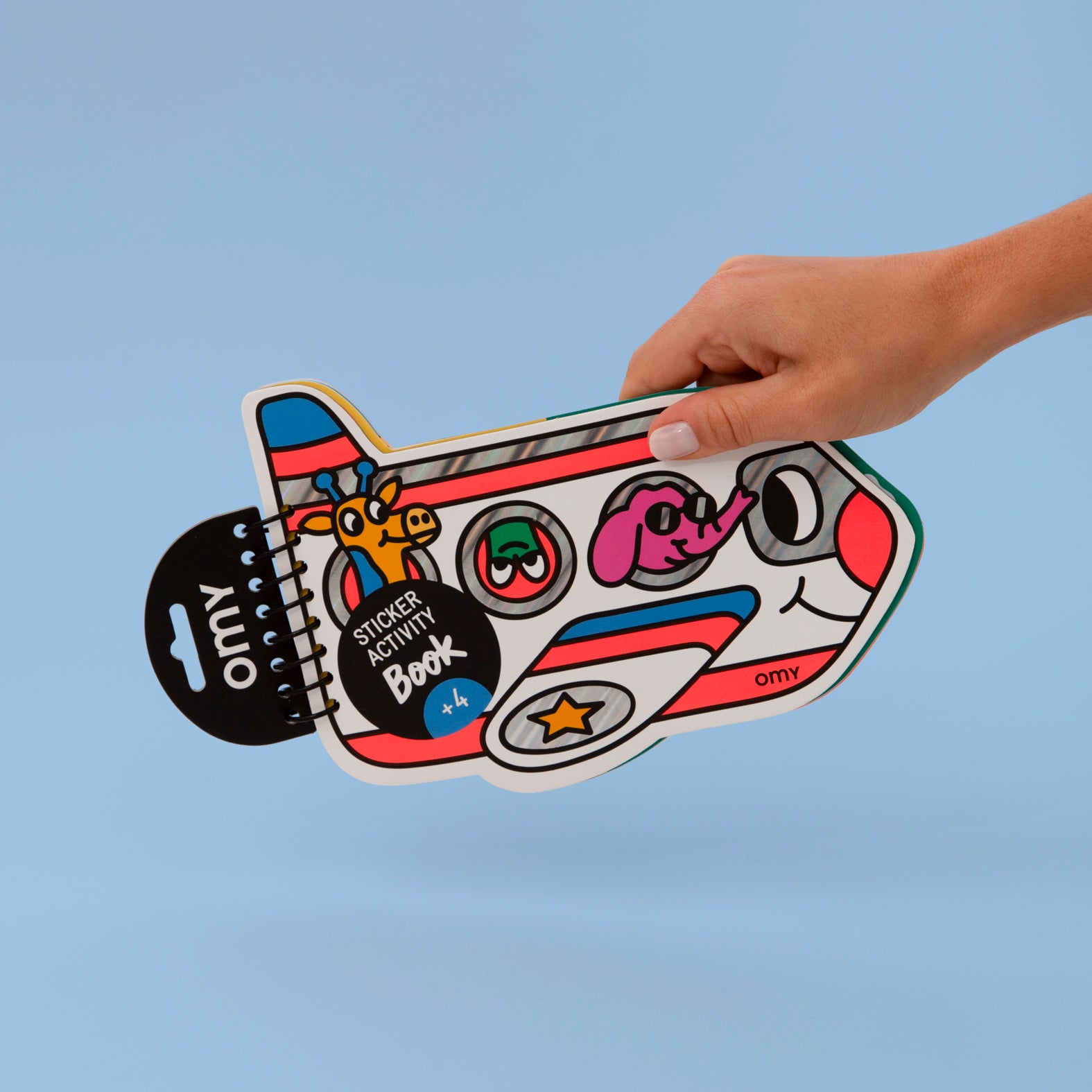 OMY Vroom Sticker Activity Book — travel-themed activity notebook - CAR12_VROUM_MAIN