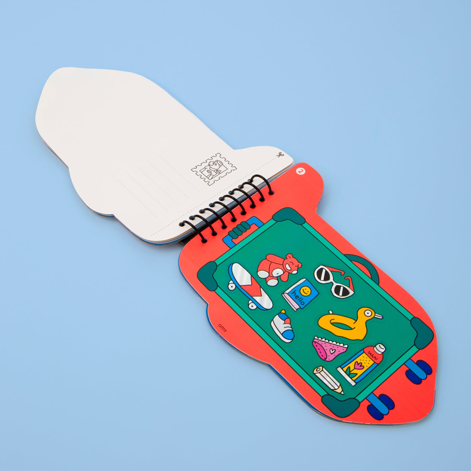 OMY Vroom Sticker Activity Book — travel-themed activity notebook - CAR12_VROUM_OUVERT_2