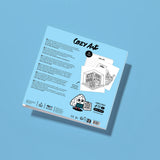 OMY Cozy Art Super Market — 28-page notebook 21 × 21 cm