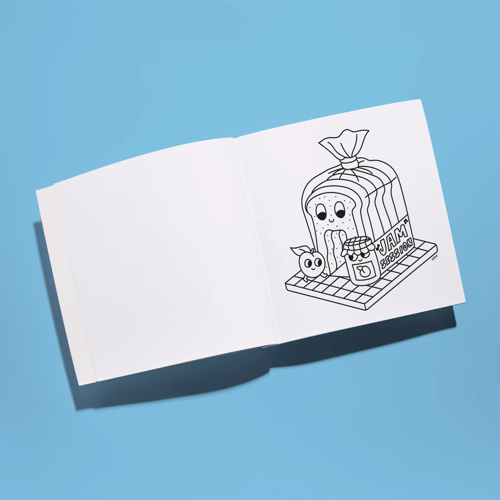 OMY Cozy Art Super Market — coloring book with supermarket motifs - COZY-ART_COZ02_SUPERMARKET_INTERIEUR