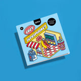 OMY Cozy Art Super Market — coloring book with supermarket motifs - COZY_ART_02_SUPERMARKET_FACE