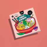OMY Cozy Art Yummy — close-up of pages with cakes and treats