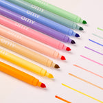 OMY Pastel Markers — close-up of the soft pastel shades