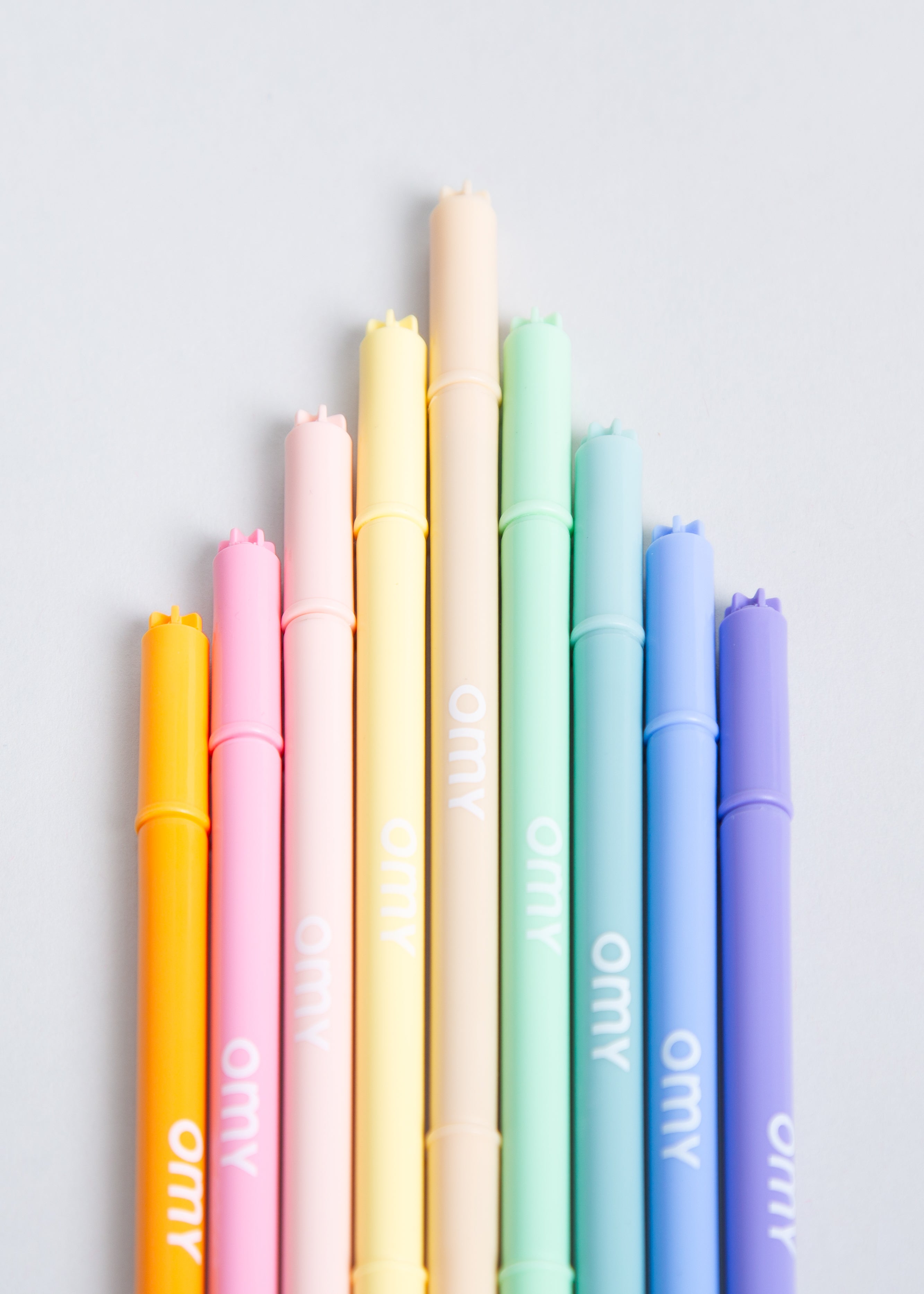 OMY Pastel Markers — set of 9 dual-tip pastel markers in a box - FEU05_FEUTRE PASTEL_AMBIANCE_1