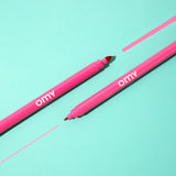 OMY Ultra-Washable Markers — box converted into a pencil holder