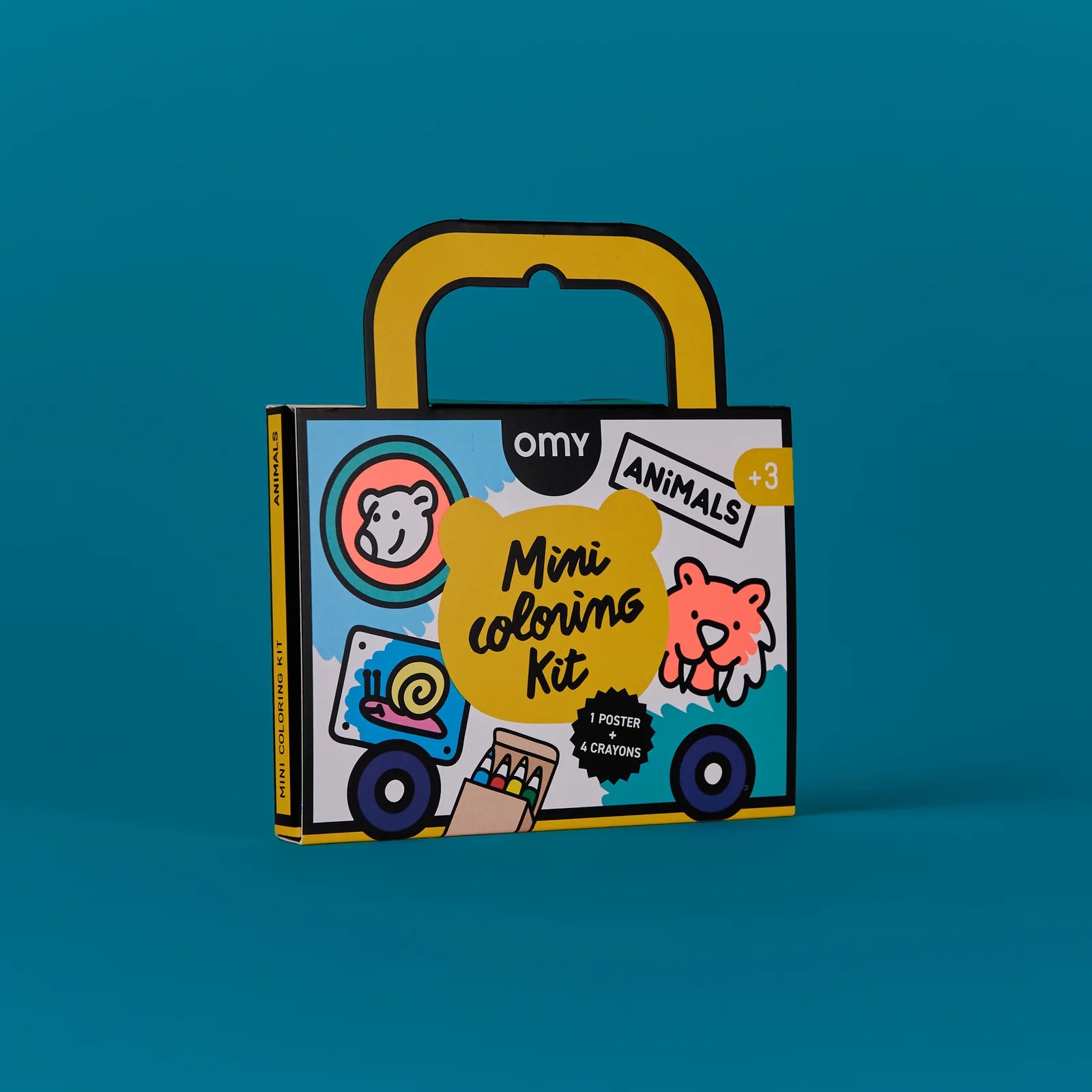 OMY Animals — full pack with 6 coloured pencils