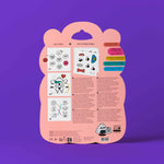 OMY Montessori Stickers Book — close-up of pages with emotional expressions
