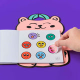 OMY Montessori Stickers Book Emotions — colouring and sticker book - MONTESSORI_SB_EMOTIONS_OPEN_1_FC