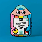 OMY Montessori Stickers Book — child working with the book at a table