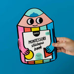 OMY Montessori Stickers Book Geometric Shapes — colouring and sticker book - MONTESSORI_SB_GEOMETRIC_MAIN_FC