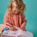 OMY Montessori Stickers Book Geometric Shapes — colouring and sticker book - MONTESSORI_STICKERS_BOOK_CRAYON_AMBIANCE_2