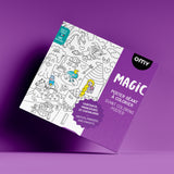 OMY Magic — finished poster framed on a child's bedroom wall