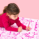 OMY Lily — giant 70 × 100 cm coloring poster with a unicorn - POS55-POSTER-LILY-AMBIANCE2