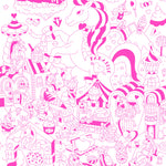 OMY Lily — finished poster framed on a child's bedroom wall