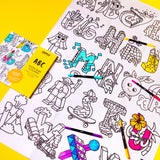 OMY ABC — giant 70 × 100 cm alphabet coloring poster - POS70_ABC_AMBIANCE_PRINT_1