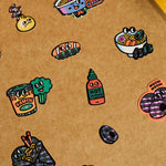 OMY Big Kitty - stickers on a water bottle ready for school