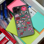 OMY Iconic Love — close-up of stickers with My Darling and BFF messages