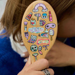 OMY Iconic Make Up — sheet of fluorescent vinyl stickers with playful motifs